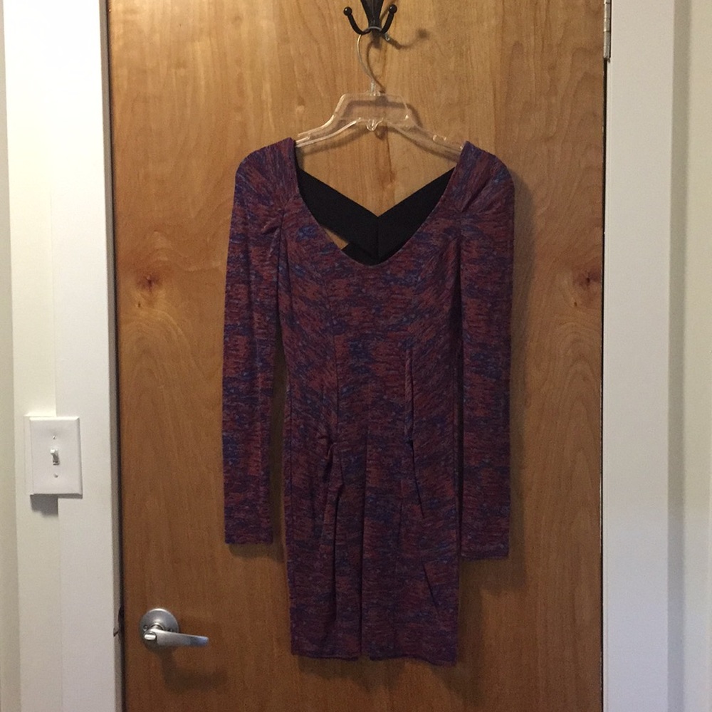 Long sleeve mini dress